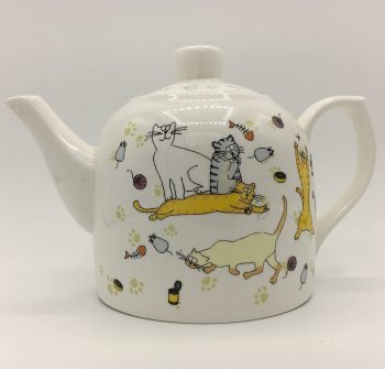 Theepot met katten 0,6L - Thee.be