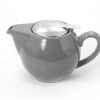 Theepot met RVS filter grijs