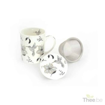 Kolibrie theetas met filter en deksel 250ml - Thee.be