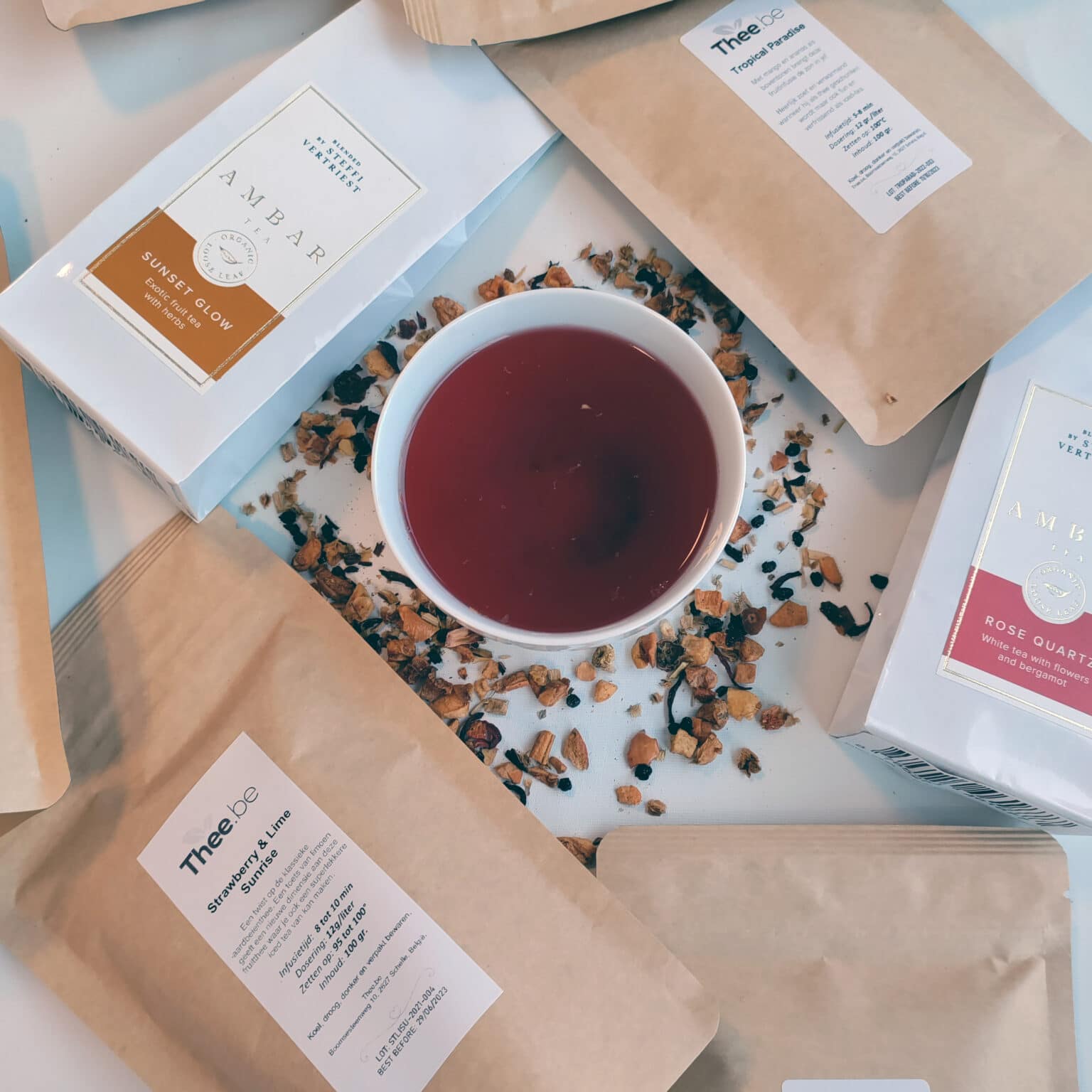 Theepakketten - Thee cadeau pakketjes - Thee.be