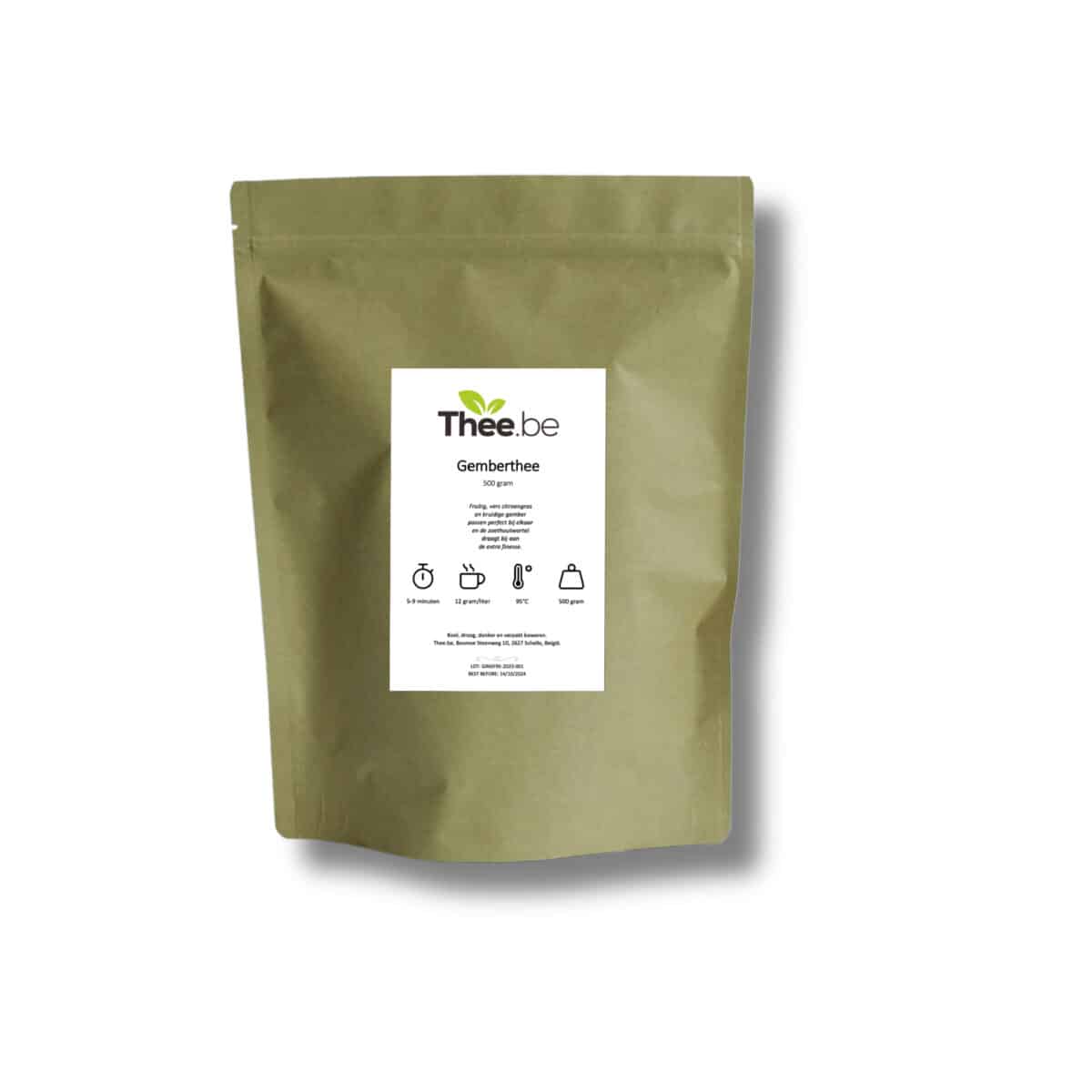 Gemberthee met kruiden - 500 gram losse thee