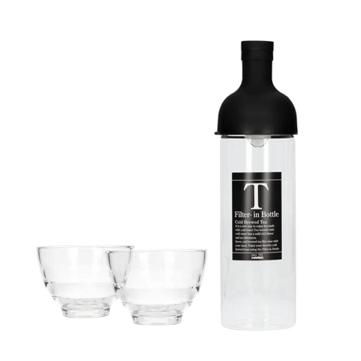 750ml zwart hario fles