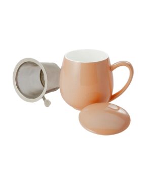 Abrikoos theetas met filter en deksel 350ml